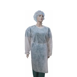 Halat alb medical unica folosinta 10 buc/set